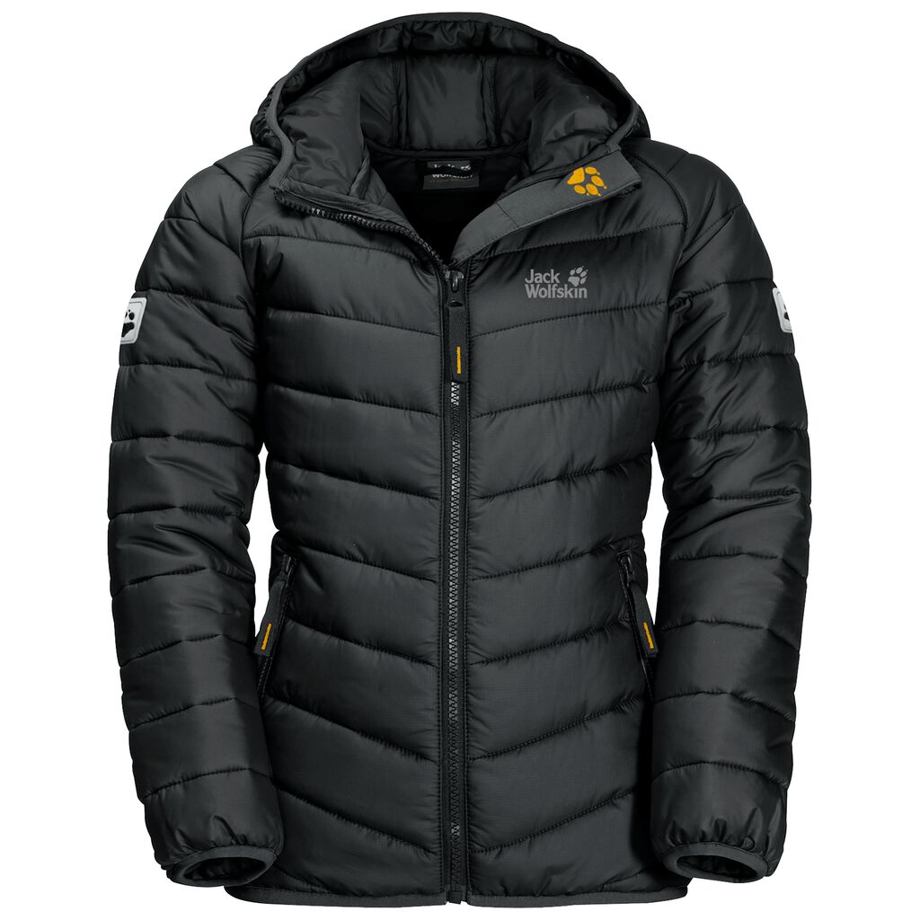 Jack Wolfskin K ZENON μπουφαν χειμερινα παιδικά μαυρα | GR1639386